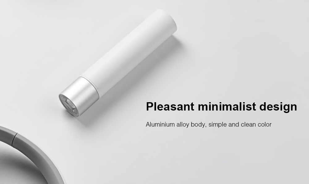 XIAOMI LED PORTABLE FLASHLIGHT - PŘENOSNÁ SVÍTILNA S ZÁLOŽNÍ BATERÍÍ skladem